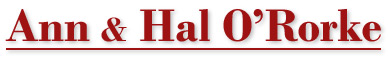 Ann and Hal O'Rorke
